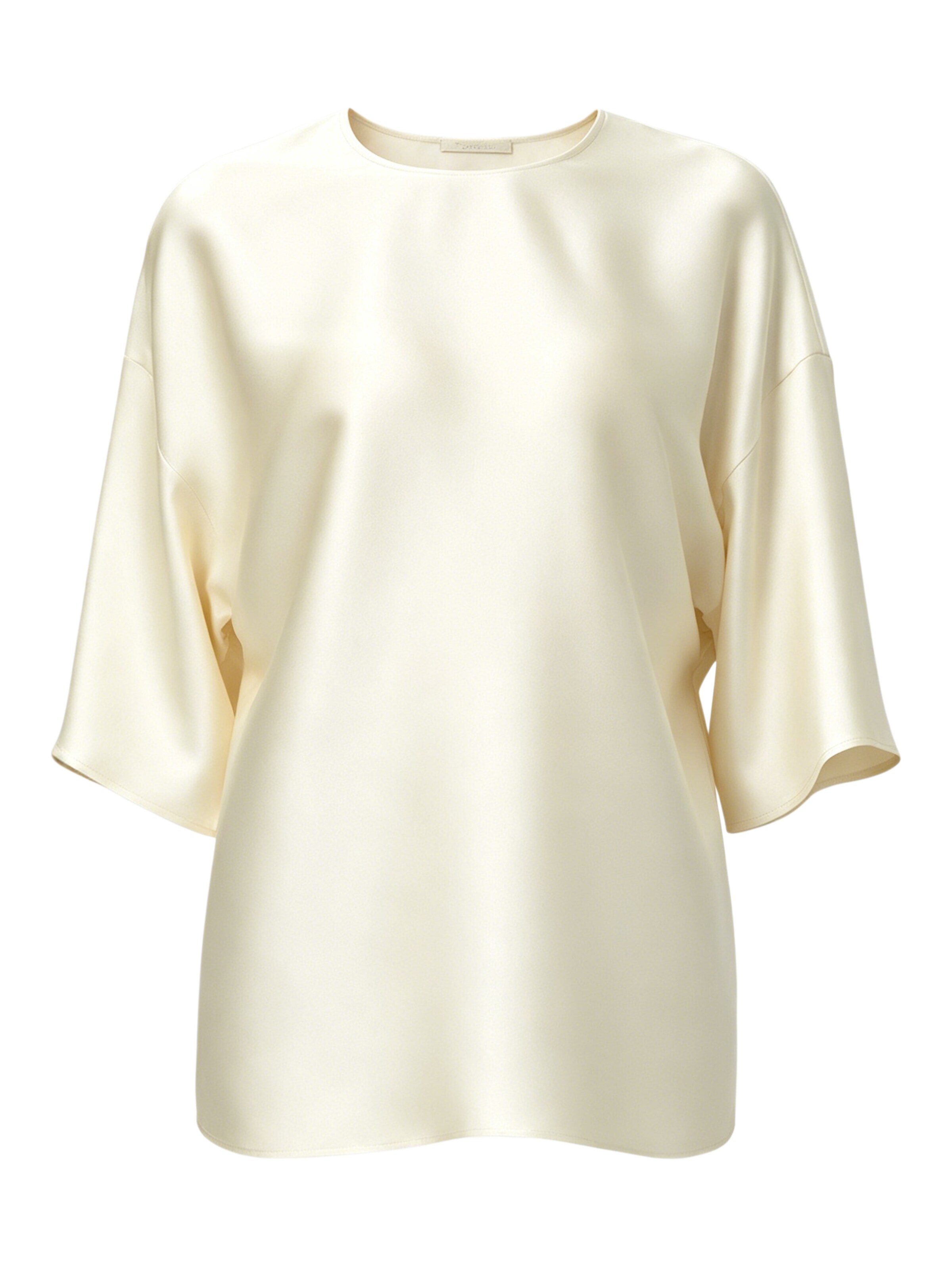 Camicia da donna 'LILYSILK Lässige Rundhals Seide Bluse' di Lilysilk in bianco: frontale