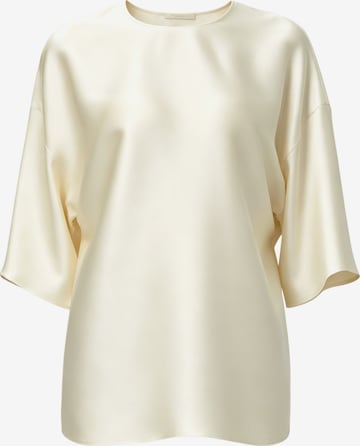 Camicia da donna 'LILYSILK Lässige Rundhals Seide Bluse' di Lilysilk in bianco: frontale