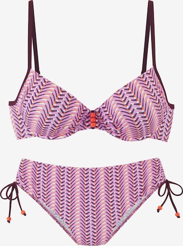 VIVANCE Bikini in Pink: front