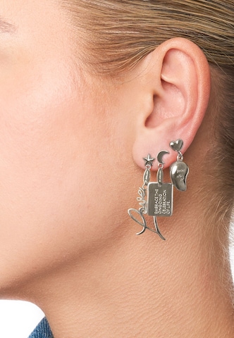 Boucles d'oreilles My Jewellery en gris : devant