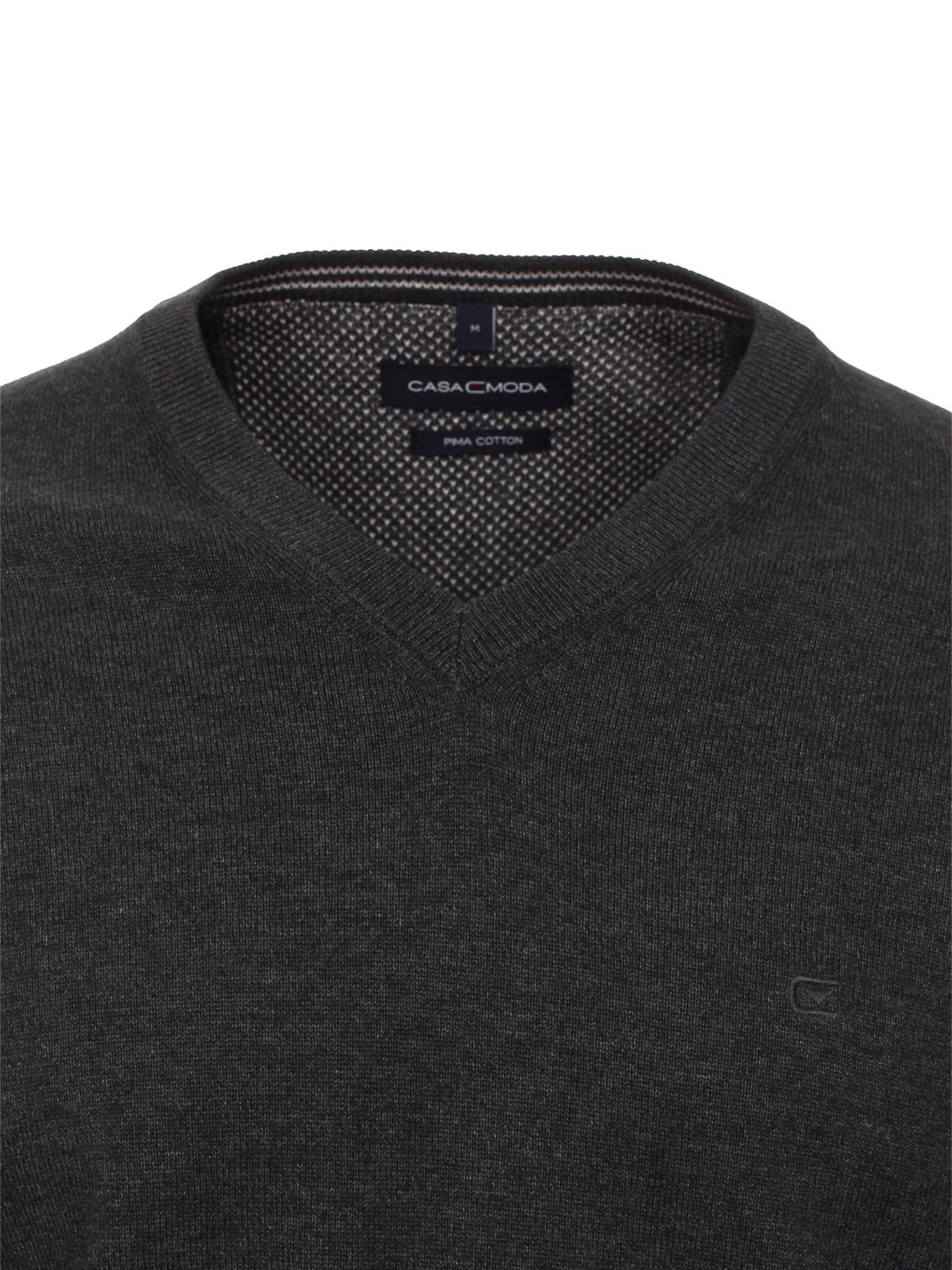 CASAMODA Sweater 'Basic' in Grey