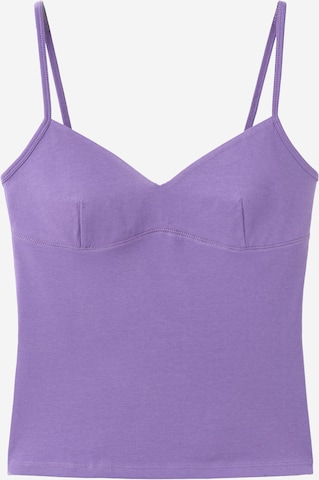 MANGO Topp 'MIMI' i lila: framsida