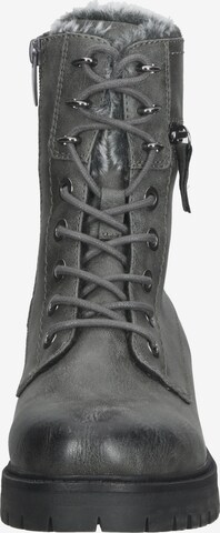 Bama Lace-Up Ankle Boots in Grey