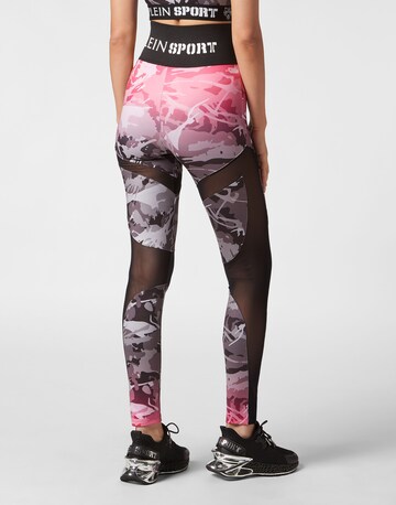 Plein Sport - Skinny Leggings em rosa