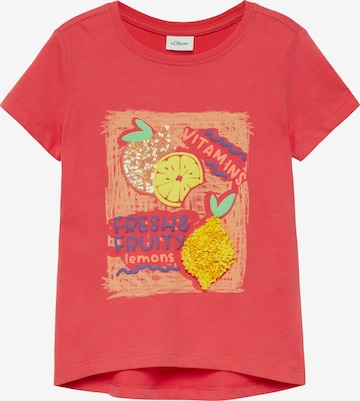 s.Oliver T-Shirt in Rot: Vorderseite