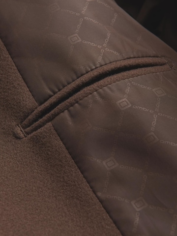 Coupe regular Veste de costume Ombre en beige