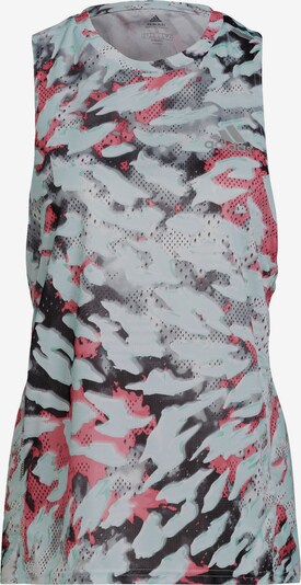 ADIDAS PERFORMANCE Sports Top in Anthracite / Stone / Pastel green / Pitaya, Item view