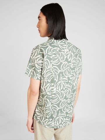 žalia JACK & JONES Standartinis modelis Marškiniai 'LAFAYETTE'