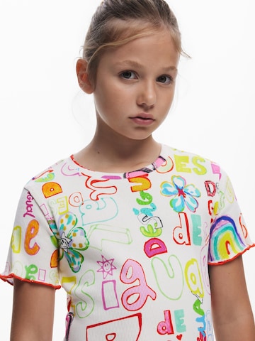 Desigual Sukienka w kolorze biały