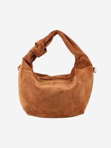 Brise Schultertasche 'Polina' in Braun: Vorderseite