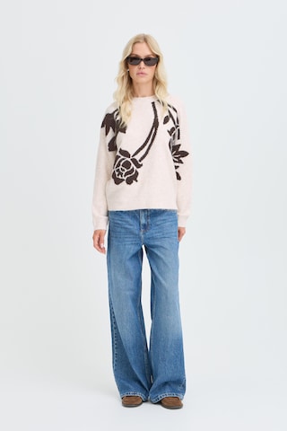 b.young - Jersey en beige