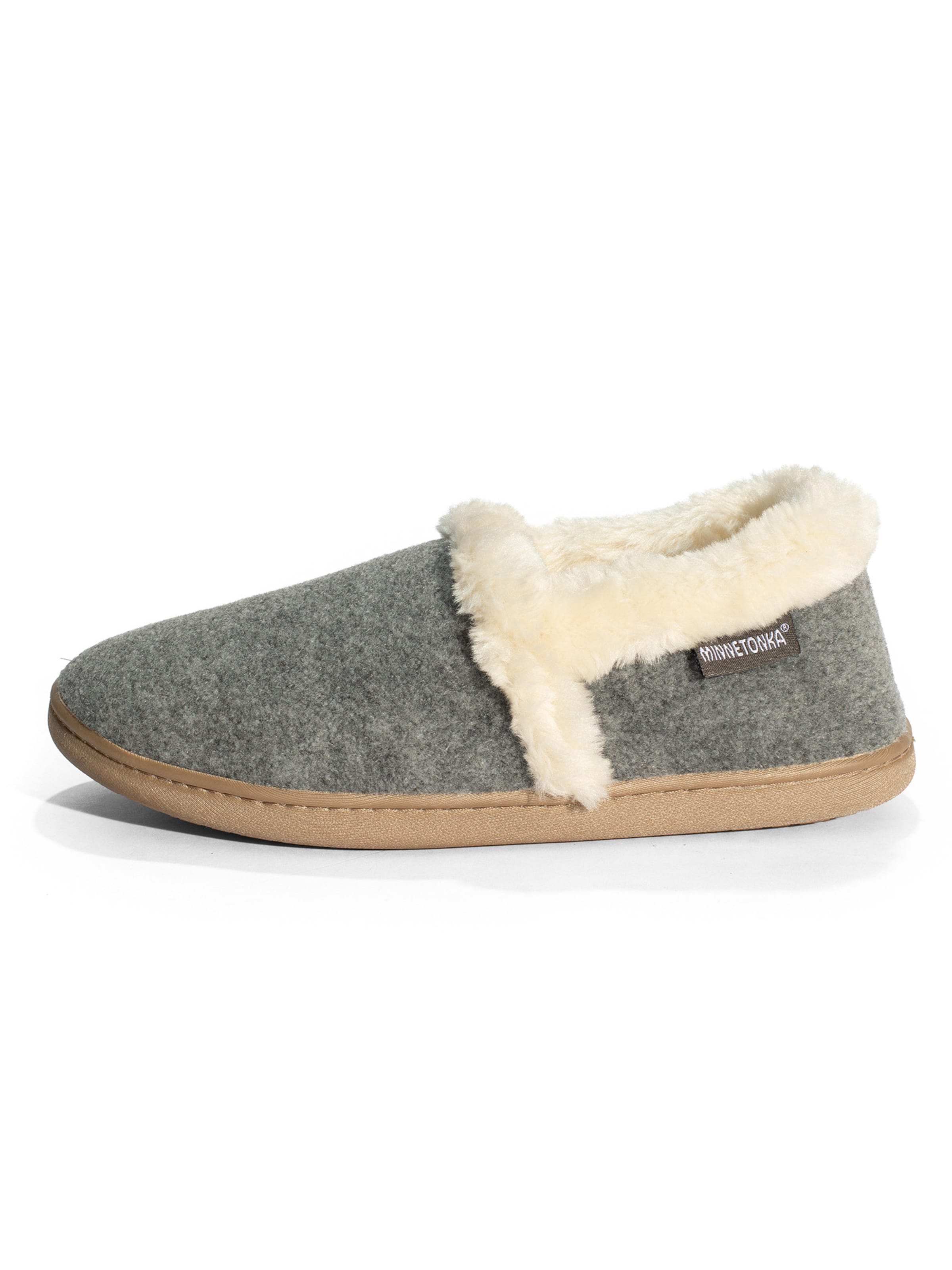 Minnetonka Slipper 'Dina' – šedá: přední strana