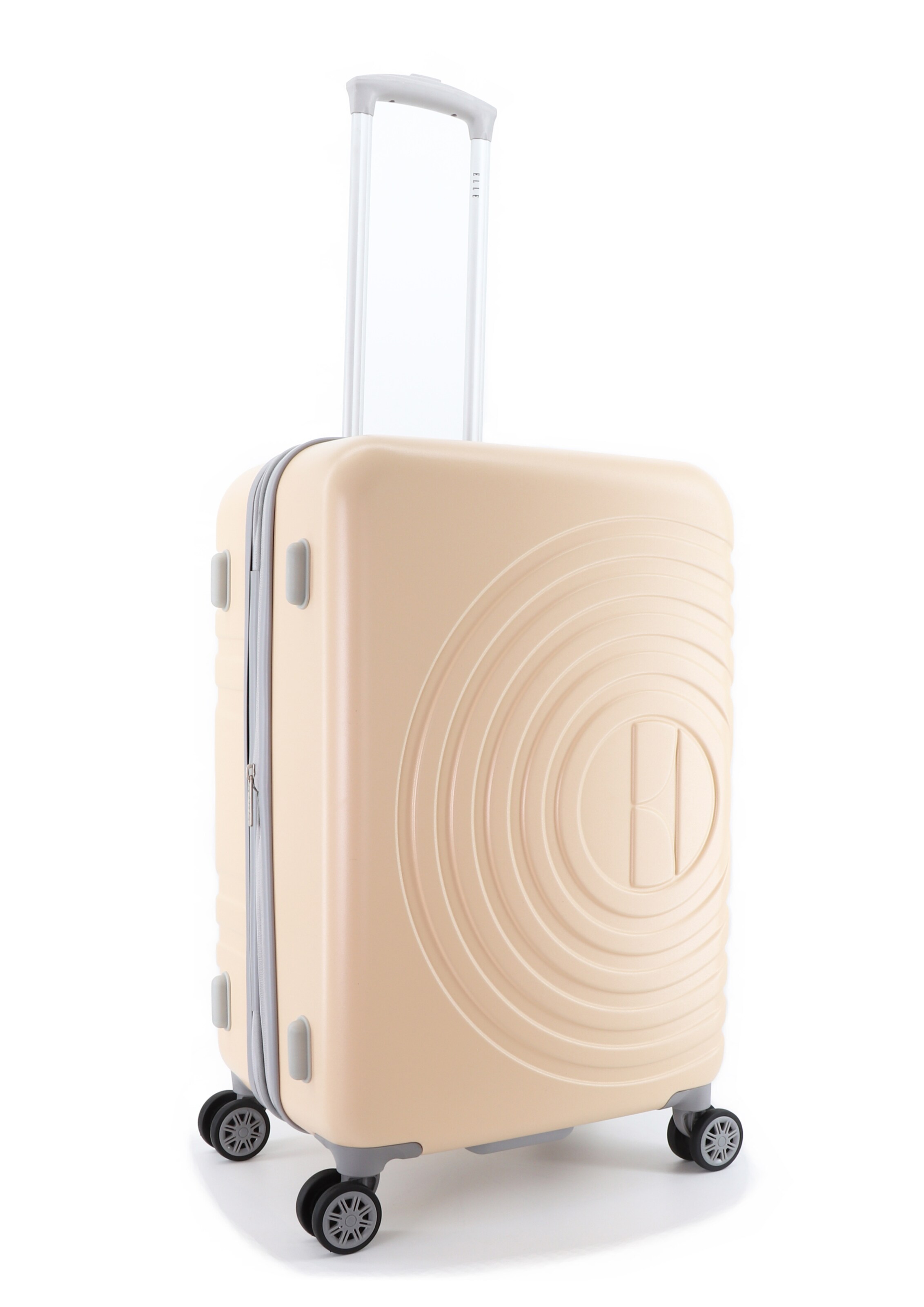 ELLE Reisegepäck 'Debossed' in Beige