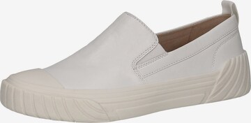 CAPRICE Classic Flats in White: front