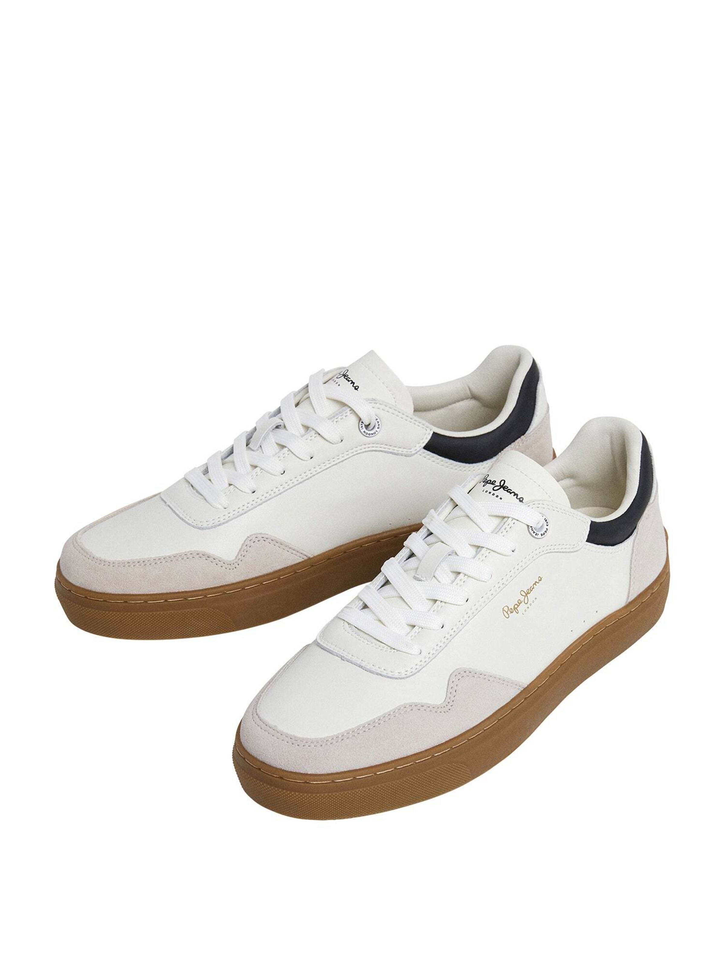 Pepe Jeans Sneaker 'Camden Collar' in Weiß