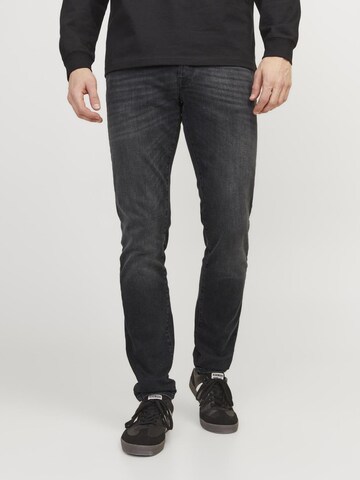 Coupe slim Jean 'IGLENN FOX BL 655 NOOS' JACK & JONES en gris : devant