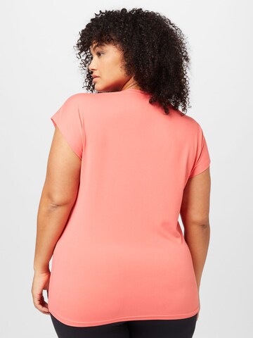 Only Play Curvy Performance shirt 'AUBREE' in Orange