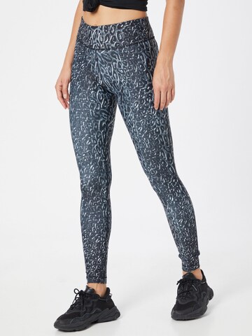 Reebok Skinny Sportsbukser 'Lux' i sort: forside