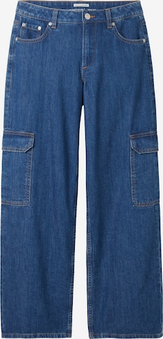 TOM TAILOR Wide leg Jeans in Blauw: voorkant