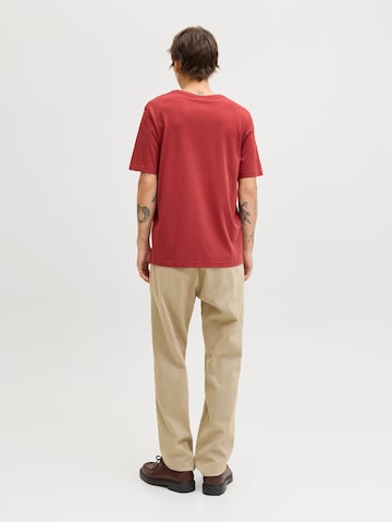 JACK & JONES Shirt 'X-Mas' in Red