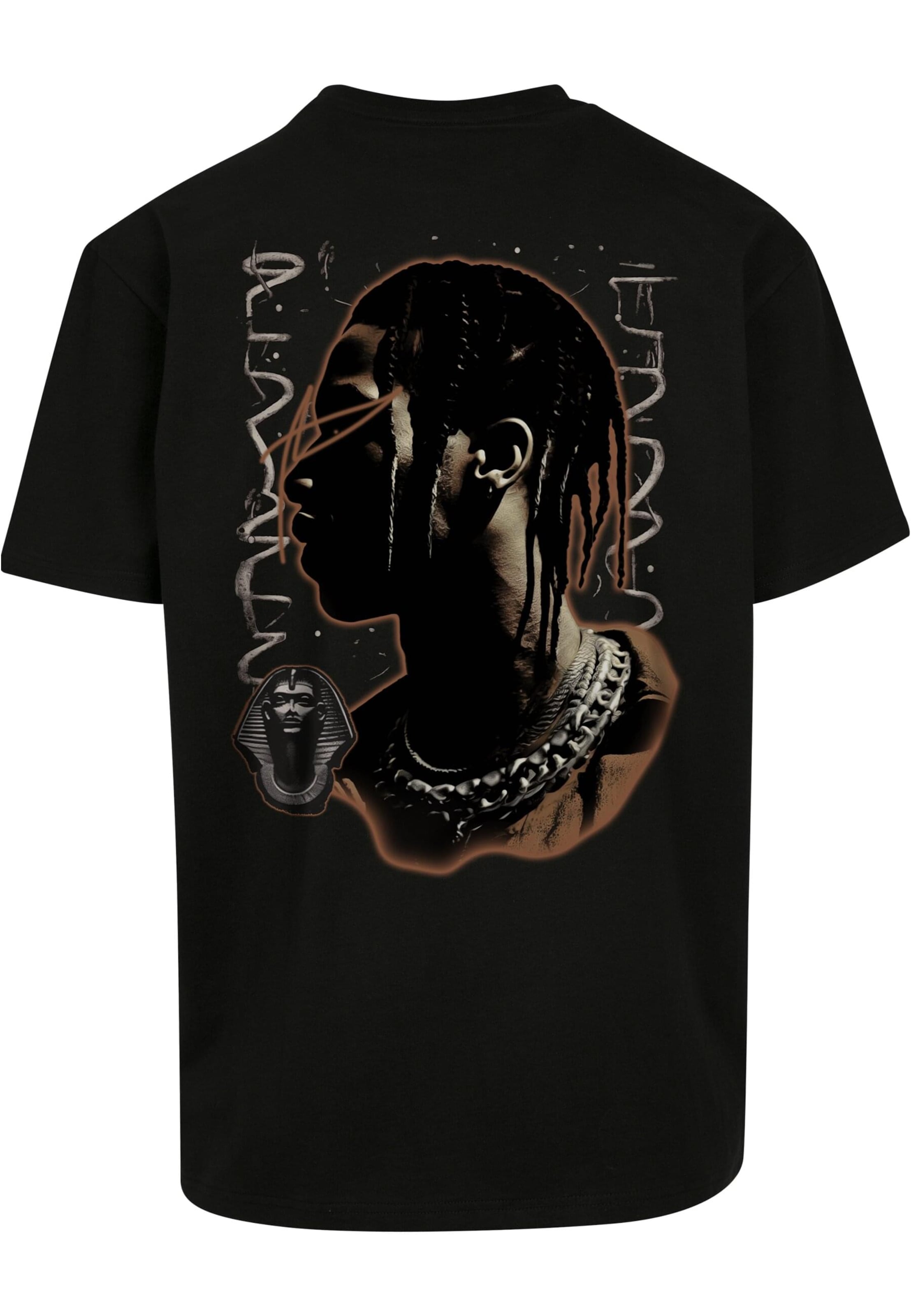 MT Upscale Tričko 'Giza' - Čierna