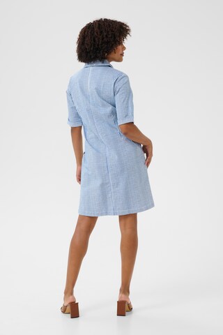 Robe-chemise 'Berta' Cream en bleu