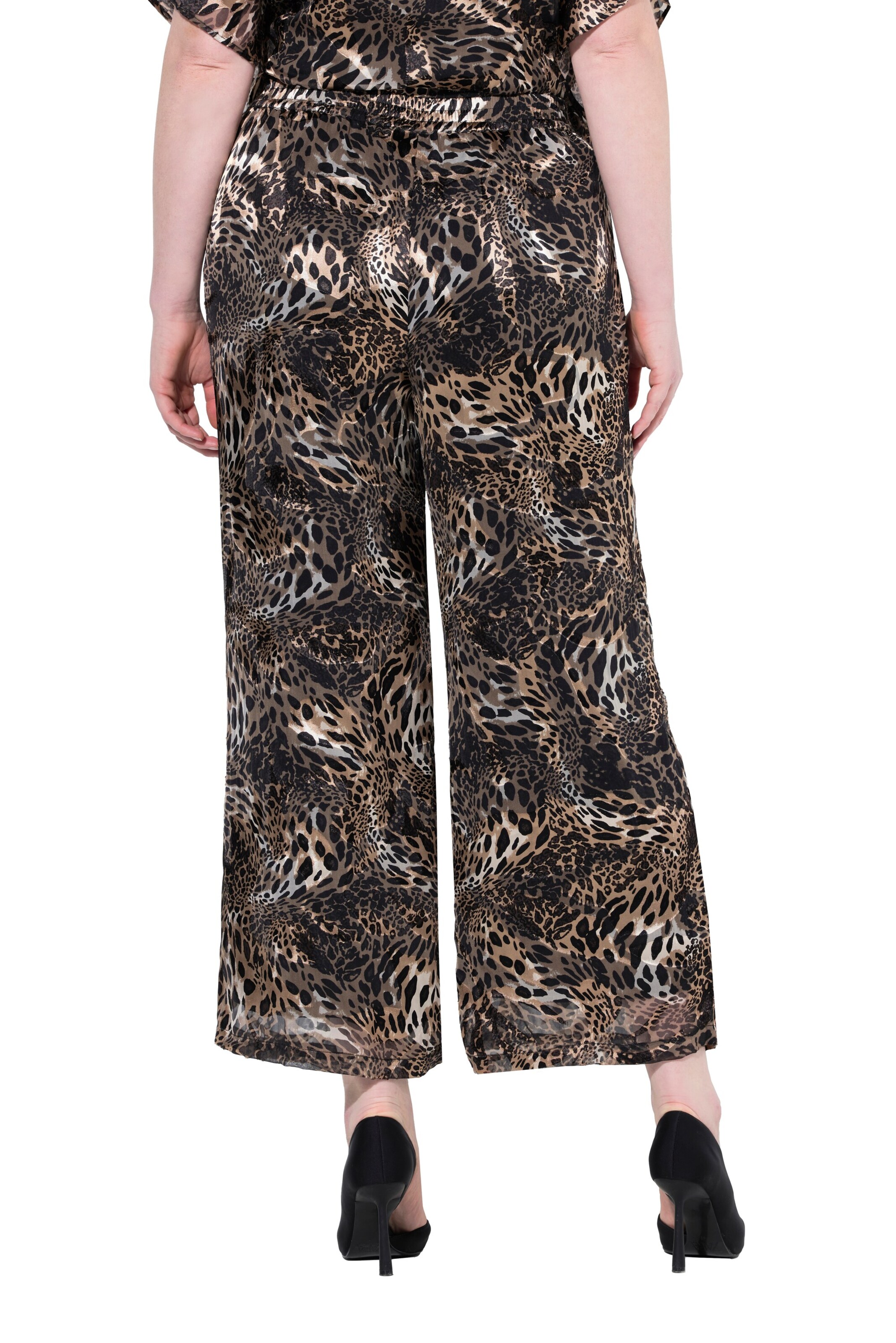 Ulla Popken Wide leg Pants in Black