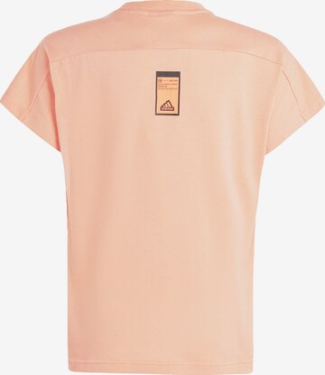 ADIDAS SPORTSWEAR Performance Shirt 'City Escape' in Orange