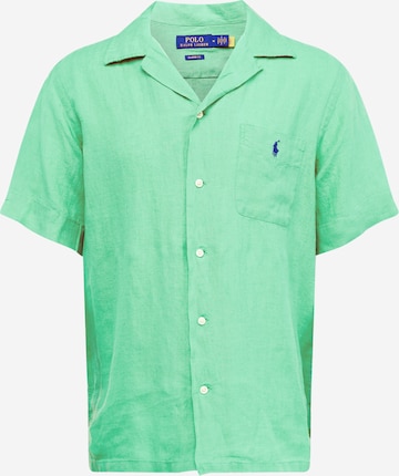 zaļš Polo Ralph Lauren Standarta piegriezums Krekls 'CLADY': no priekšpuses