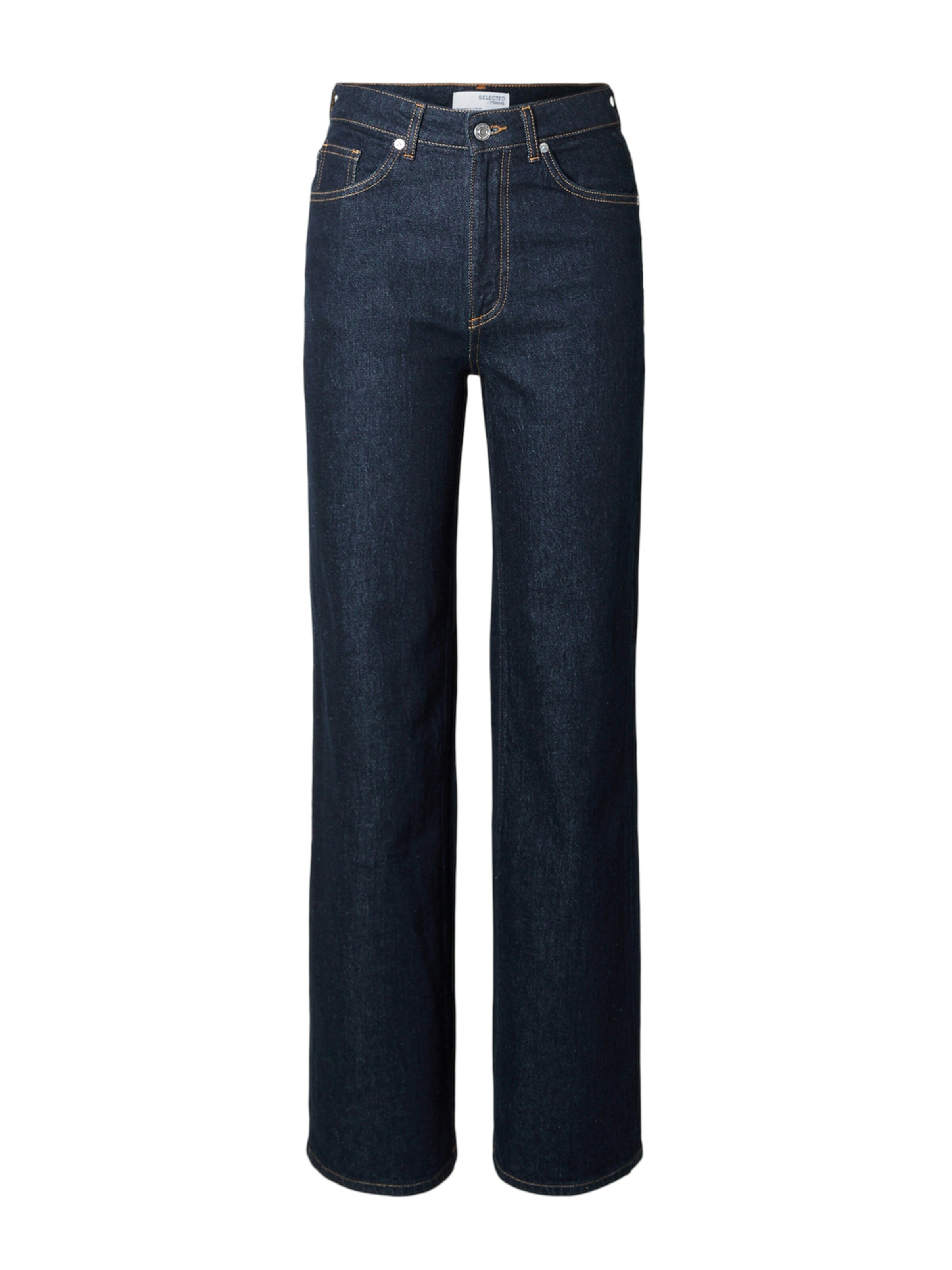 SELECTED FEMME Wide leg Jeans 'SLFPATTIE' in Blue: front