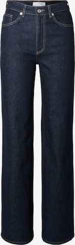 SELECTED FEMME Wide Leg Jeans 'SLFPATTIE' in Blau: Vorderseite