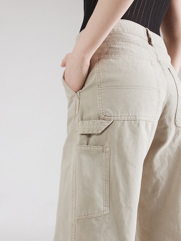 WEEKDAY - Loosefit Pantalón 'Jamie' en beige