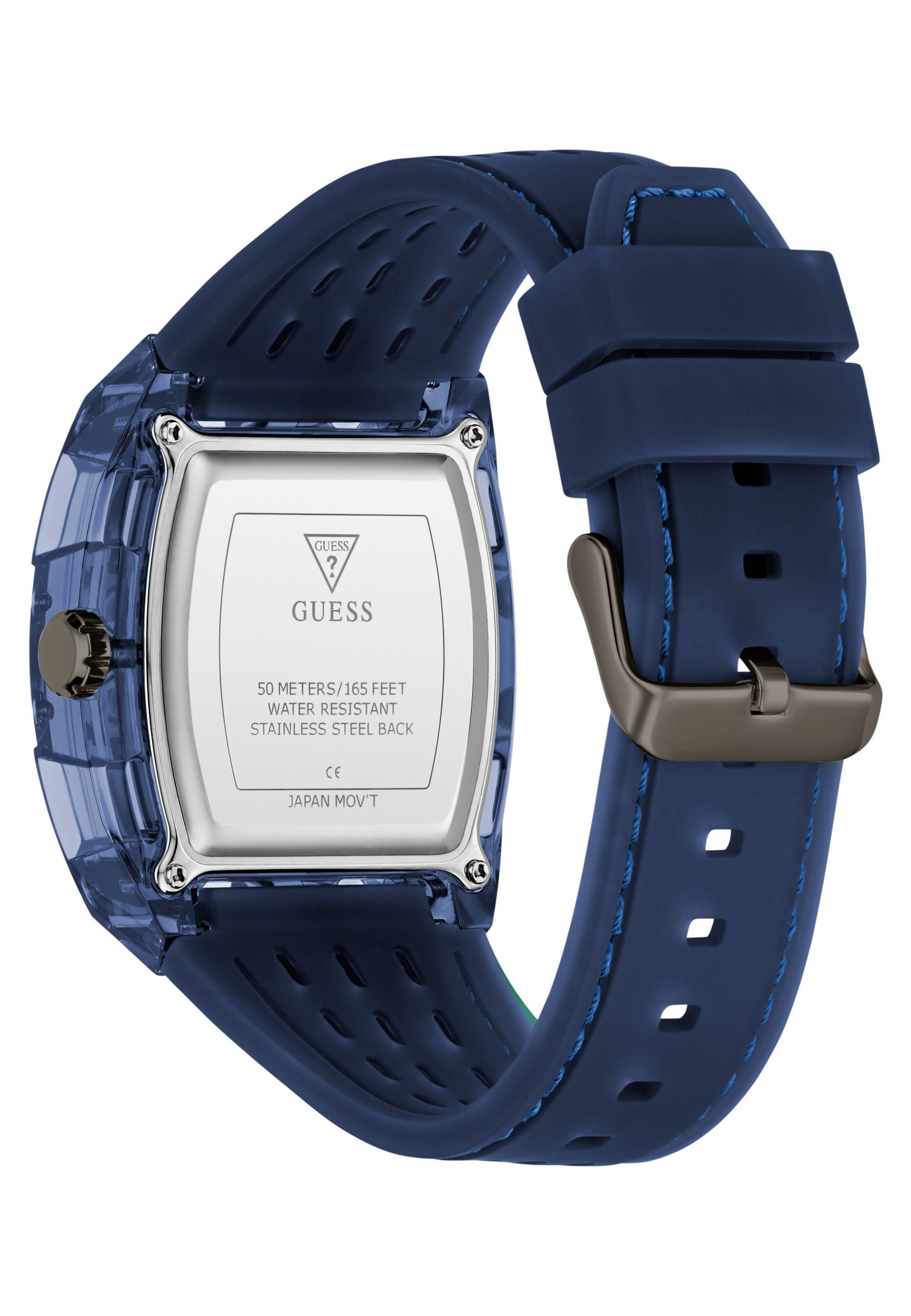 GUESS Analogt ur 'PHOENIX' i blå