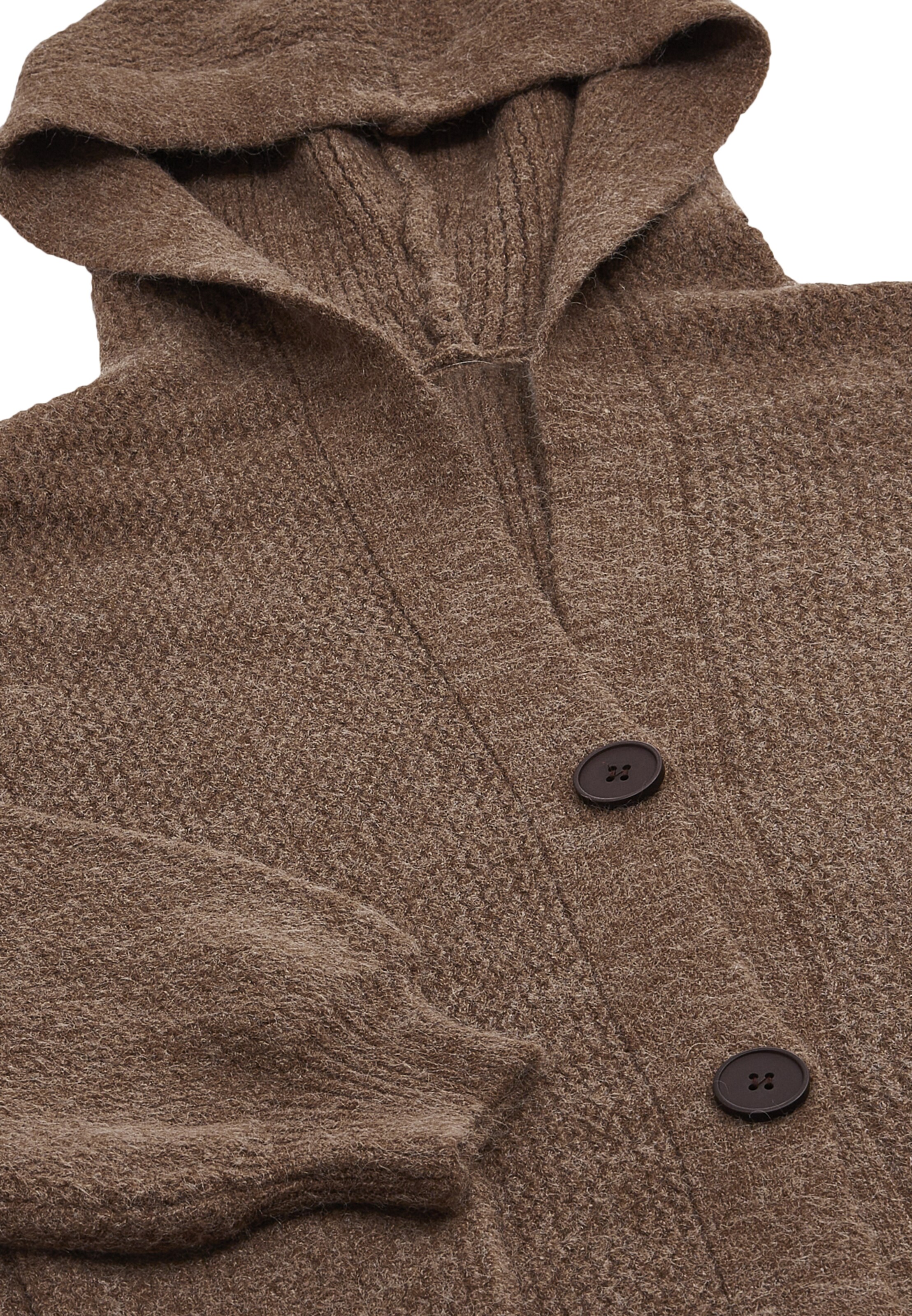 Tanuna Gebreid vest in Bruin