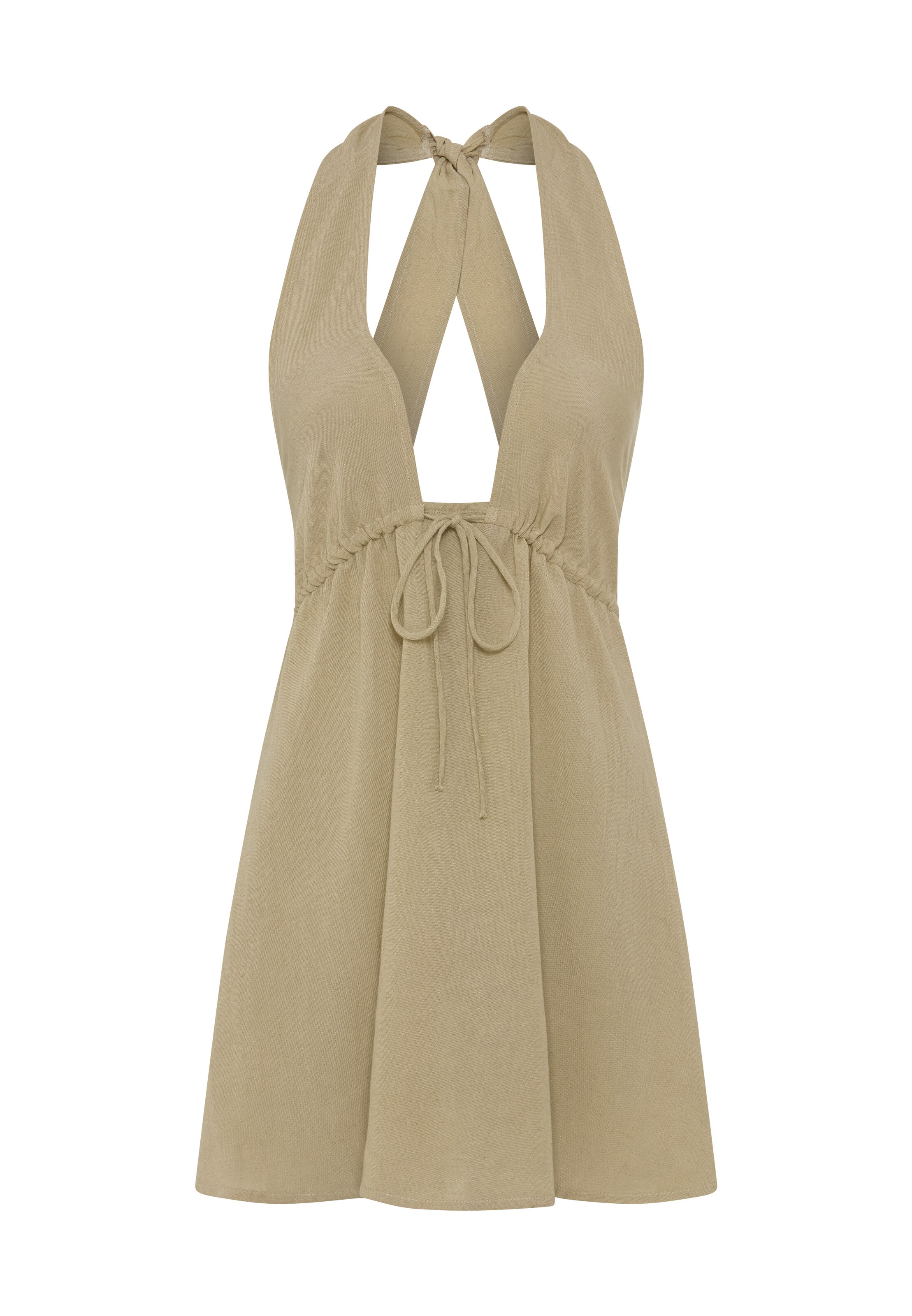 LSCN by LASCANA Kleid in Beige: Vorderseite