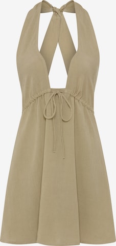 Robe LSCN by LASCANA en beige : devant
