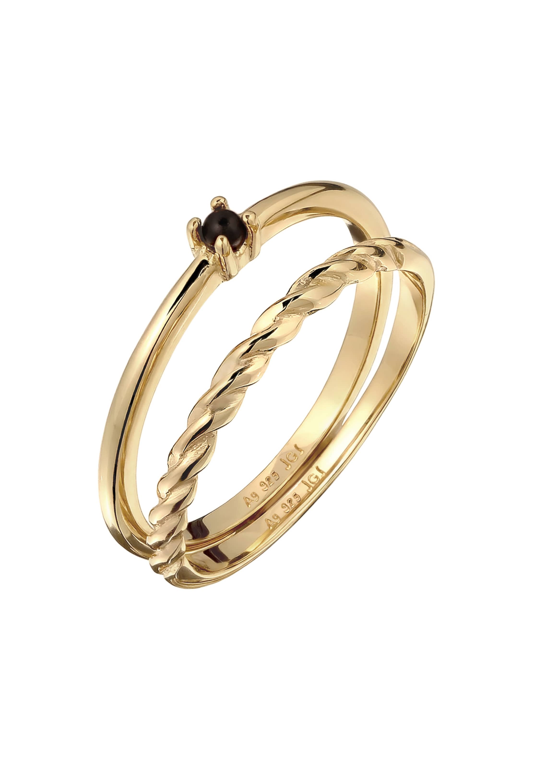 ELLI Sieraden set in Goud: voorkant