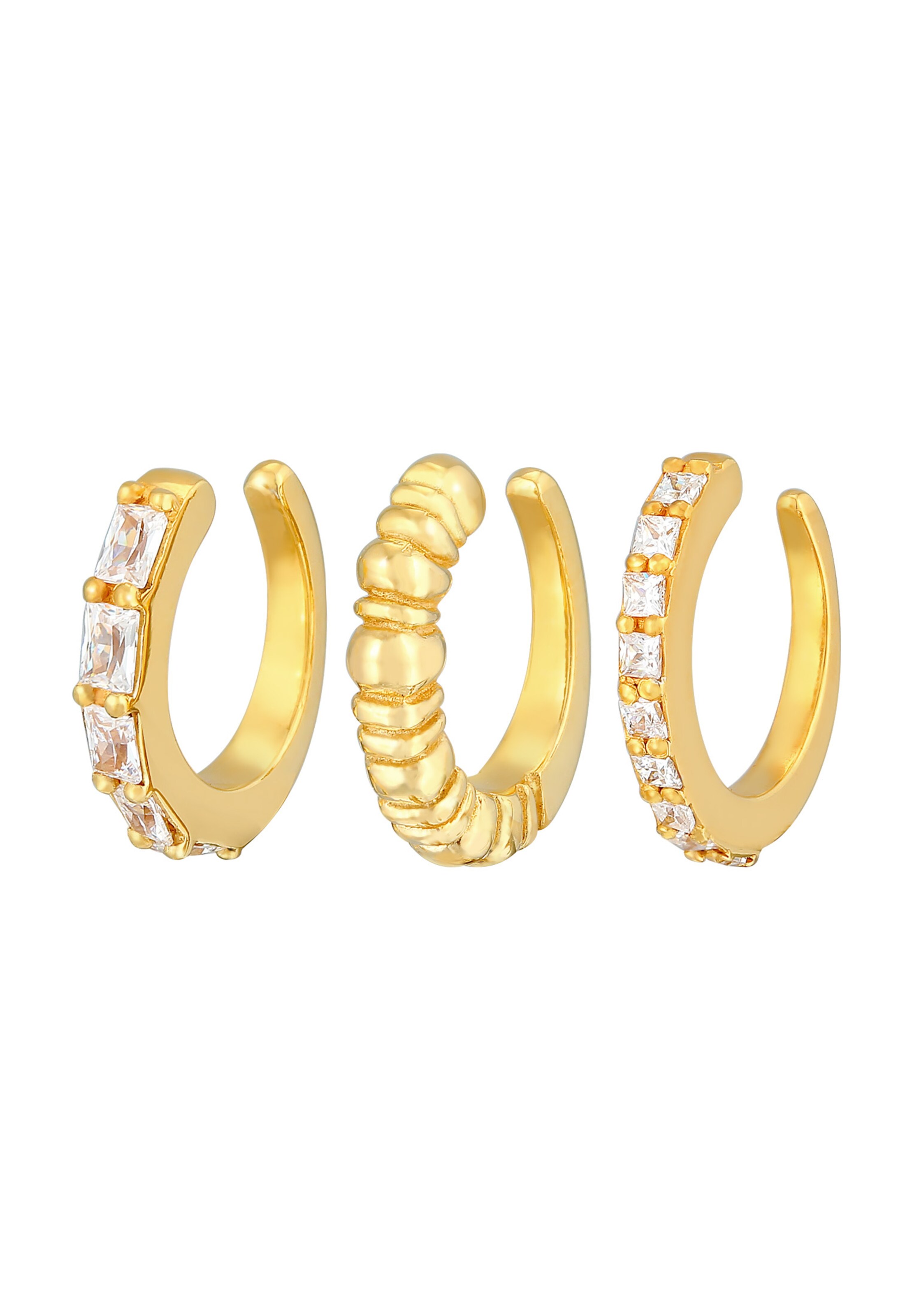 ELLI PREMIUM Sieraden set in Goud: voorkant