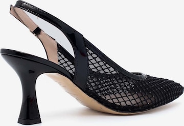 MELLUSO Slingback Pumps 'Linda 75' in Black