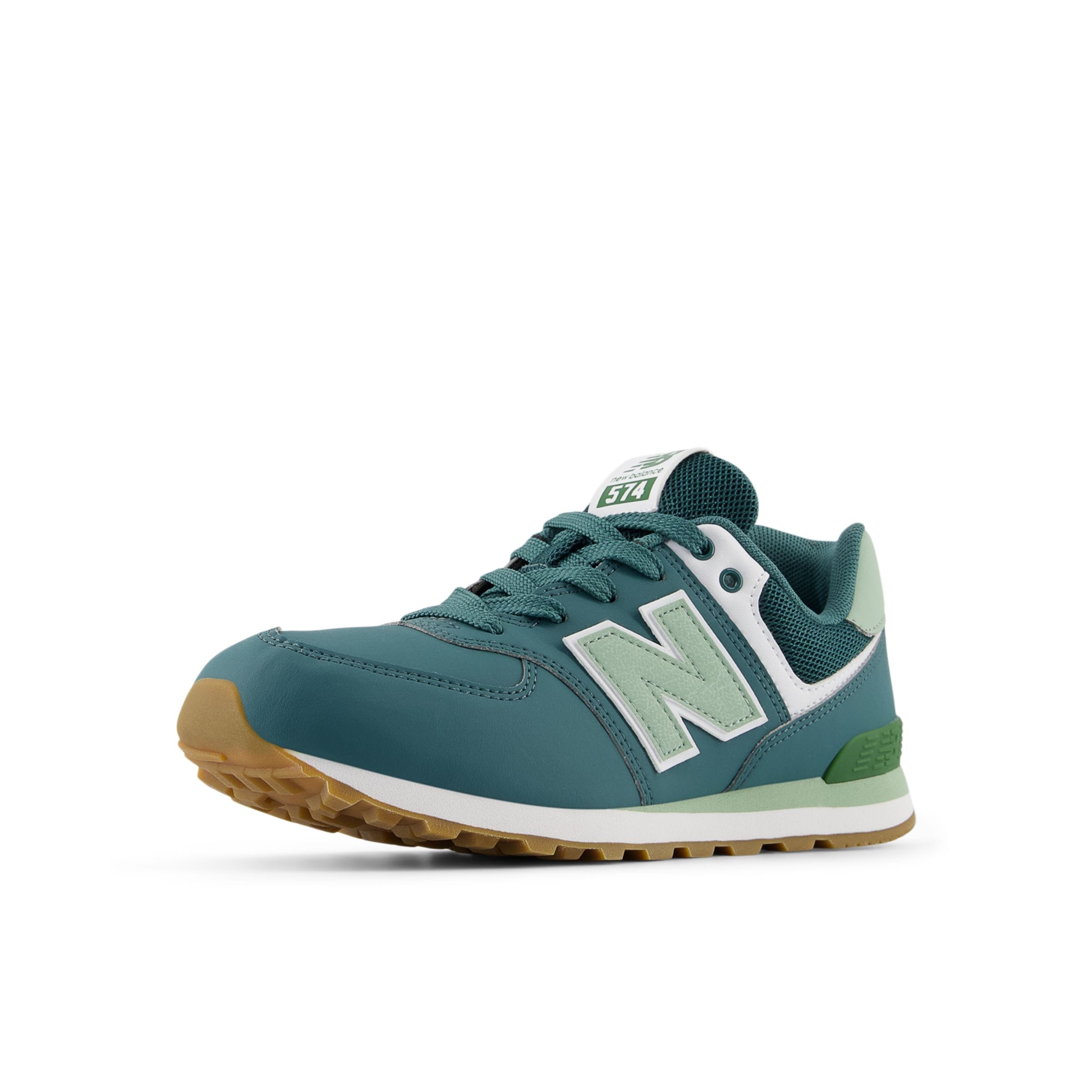 Baskets '574' new balance en vert : devant