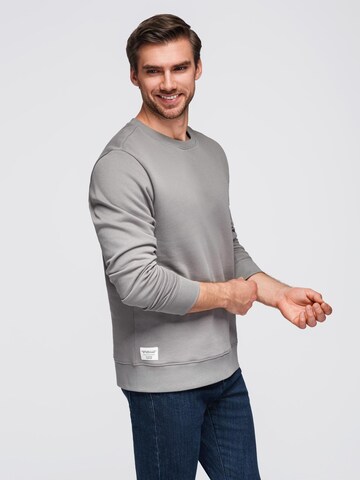 Ombre Sweatshirt in Grijs: voorkant