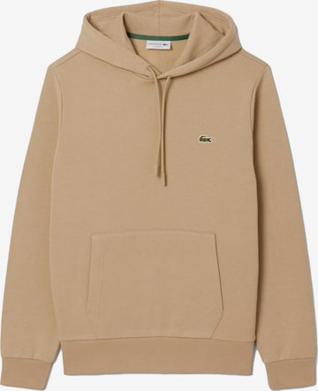 Felpa di LACOSTE in beige: frontale