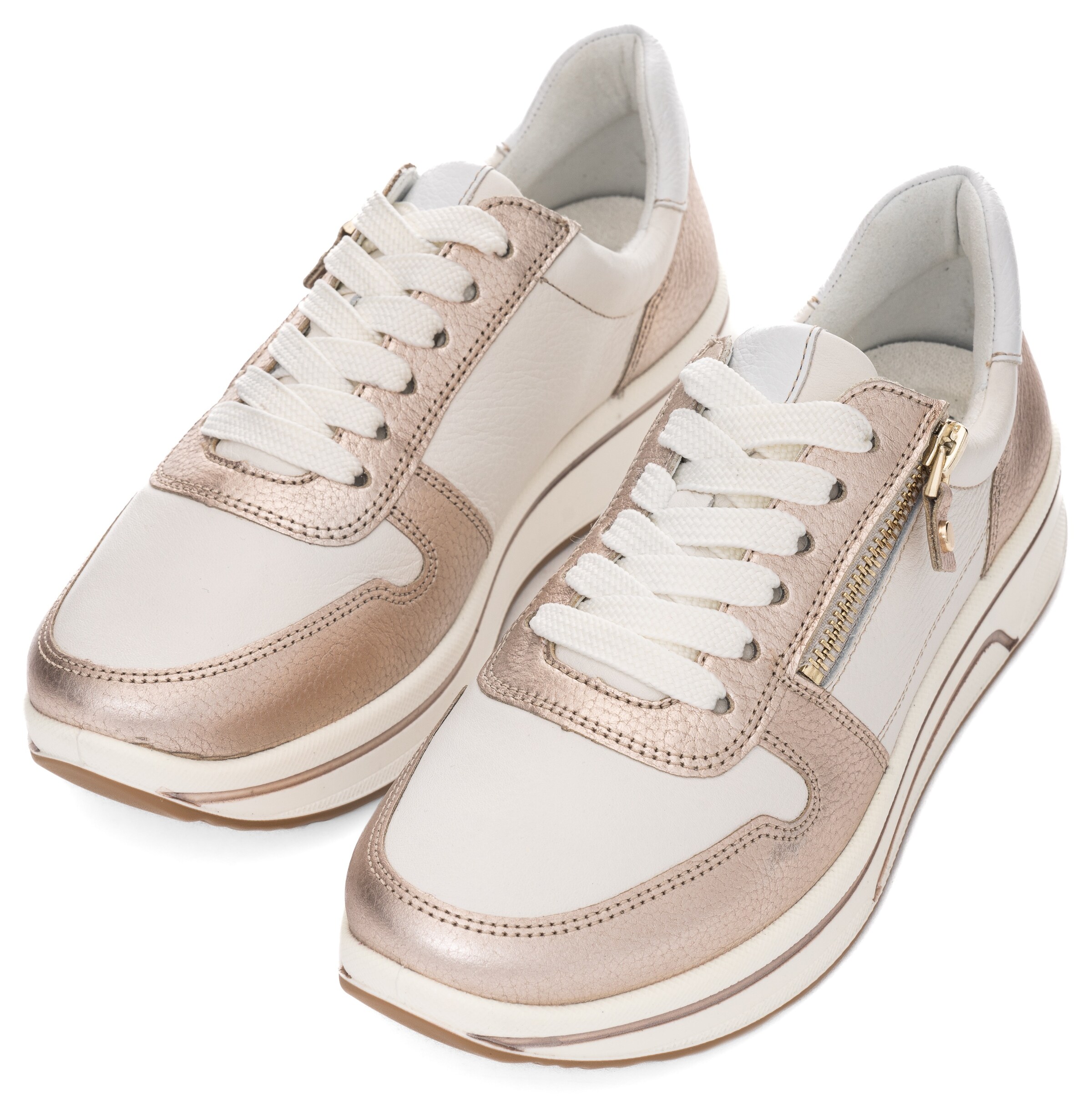 ARA Platform trainers in Beige