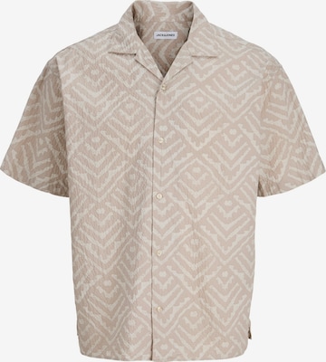 Comfort fit Camicia 'JJMILO' di JACK & JONES in beige: frontale