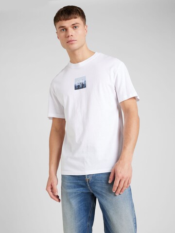 JACK & JONES Bluser & t-shirts 'BERLIN' i hvid