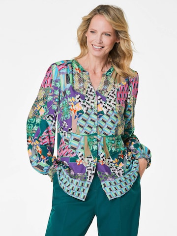 Goldner Blouse in Groen: voorkant
