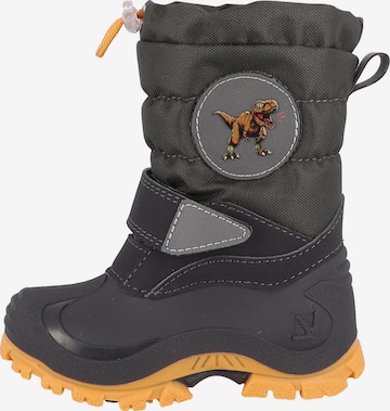 LURCHI Snowboots 'Flax' in Grau: Vorderseite