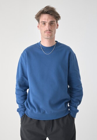 Cleptomanicx Sweatshirt 'Crewneck Ligull Classic' in Blau: Vorderseite