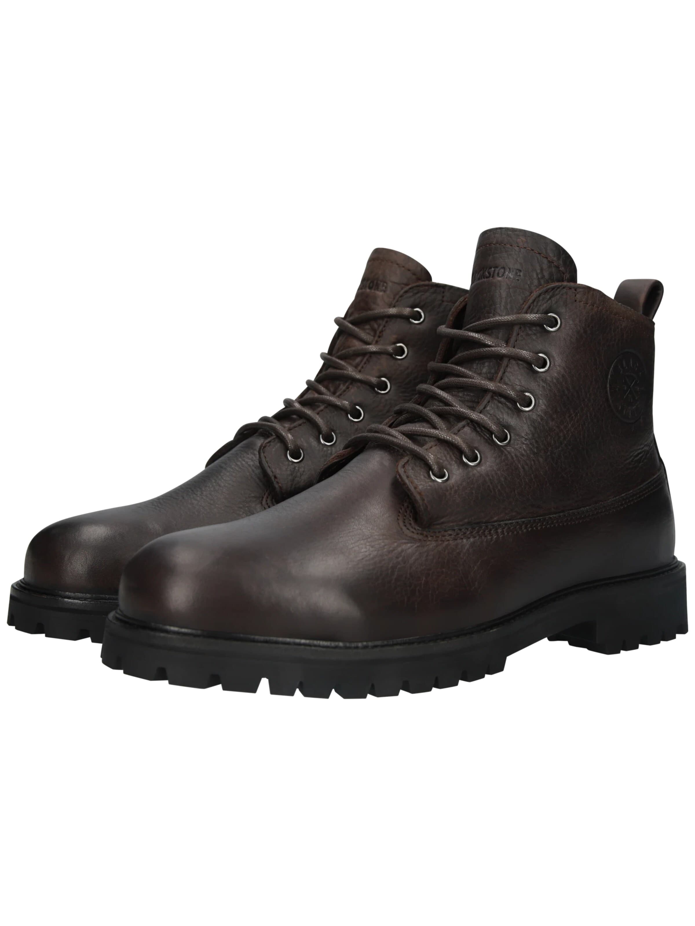 Boots stringati 'Rock Hardy OM62' di BLACKSTONE in marrone