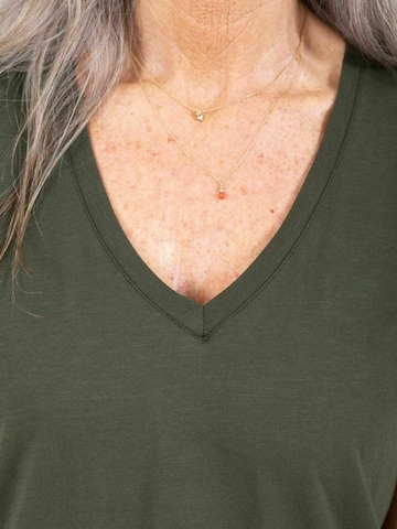 Coster Copenhagen Top ' CC ' w kolorze zielony